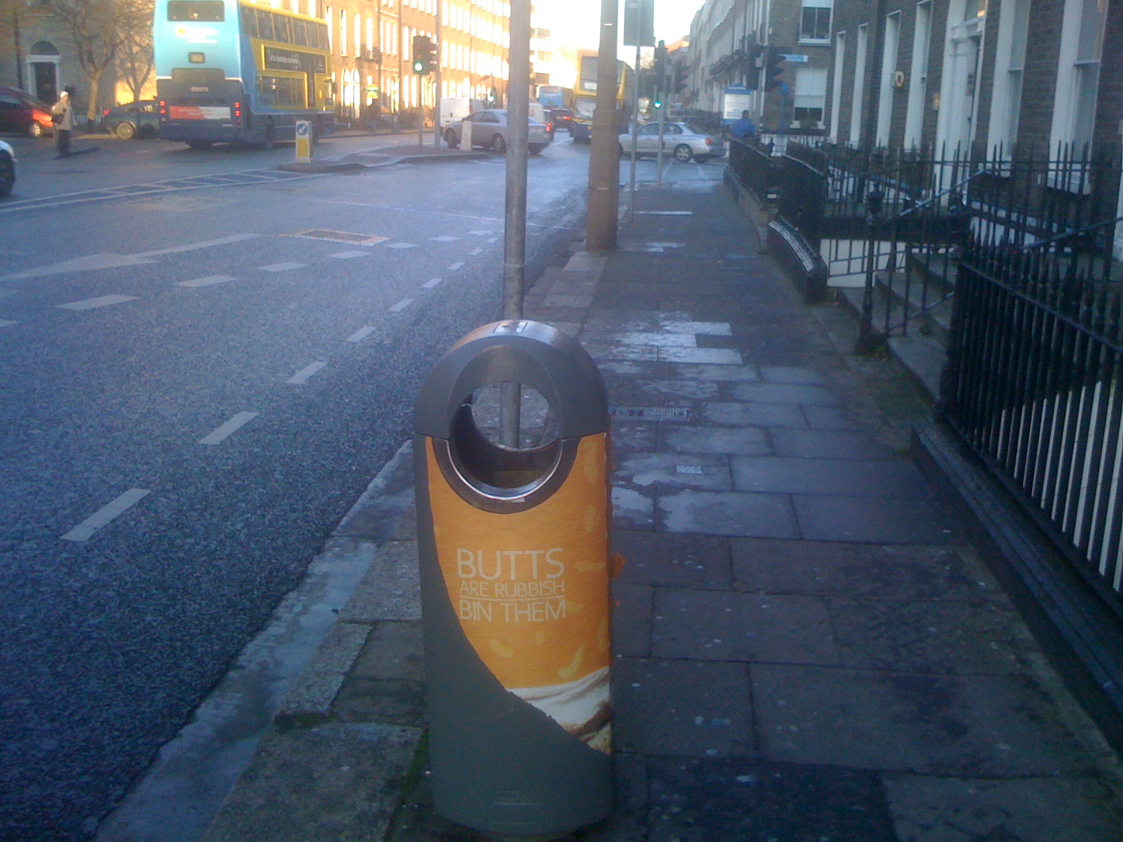 Butts are rubbish. Bin them.